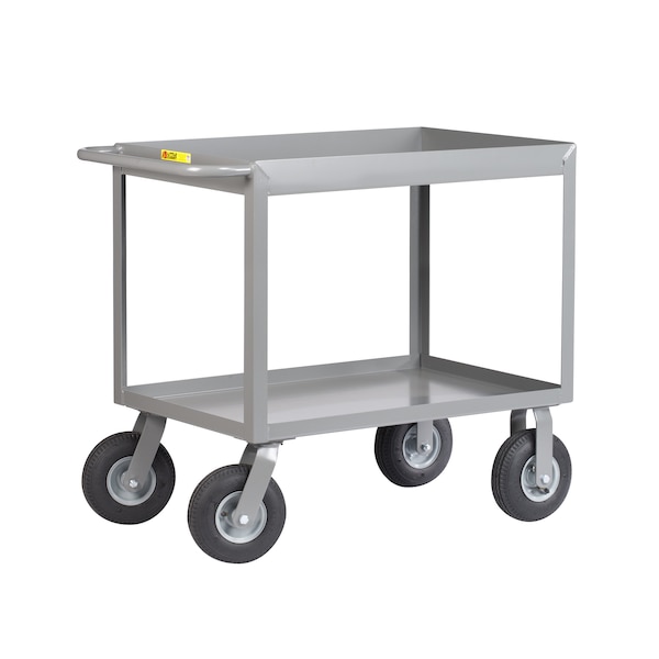 Little Giant Tray Truck, 12 ga. Steel, 1200 lb Load Capacity, 2 Shelves, 36" H DS2436X39P - main